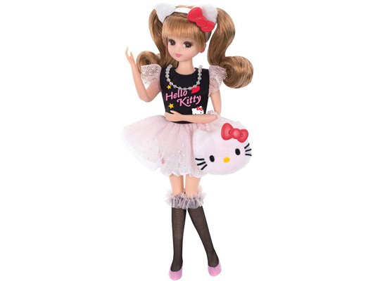 Details about   SANRIO Liccachan ✖ Hello Kitty Room Wear Rika-chan Takara Tomy Costume only 