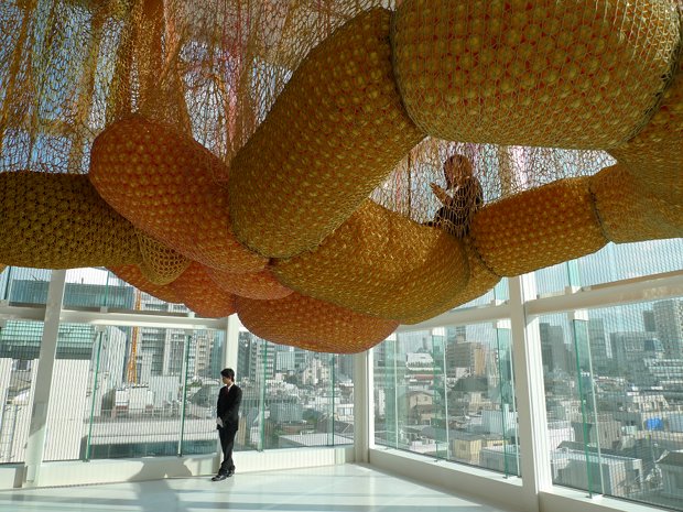 ernesto neto madness is part of life louis vuitton espace tokyo