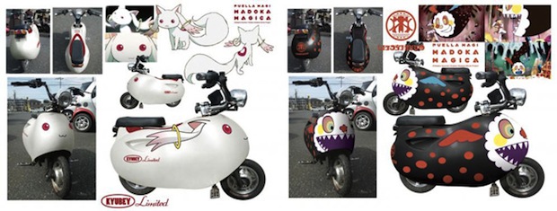 Puella Magi Madoka Magica anime motorcycle motorbike