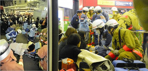 tokyo subway marunouchi line explosion can