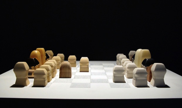 makiko shinoda perceptible chess game sensory toy