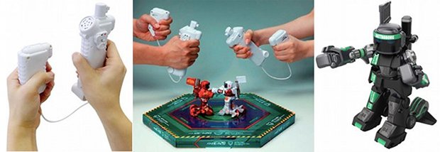 omnibot battroborg battle robot motion activated boxer