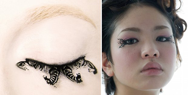 paper eyelash art matsuge japan