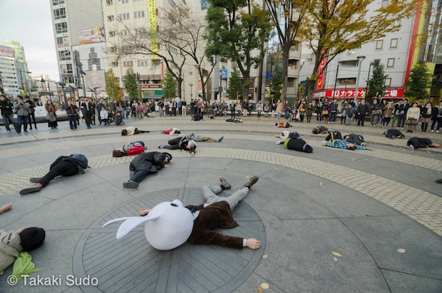 festival tokyo flash mob japan