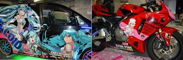 itasha anime otaku car akihabara winter christmas festa