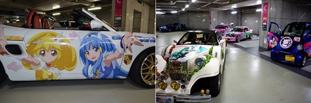 itasha anime otaku car akihabara winter christmas festa
