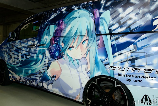 itasha anime otaku car akihabara winter christmas festa