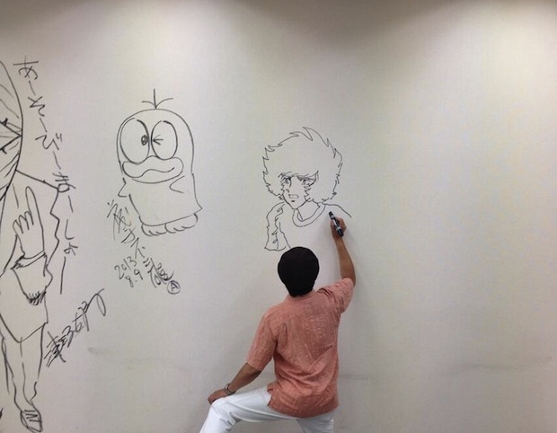 shogakukan manga demolish building comic artists draw walls