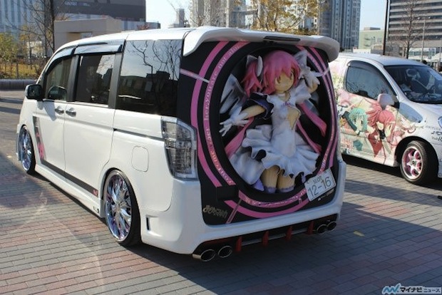 itasha otaku car madoka moe tokyo motor show