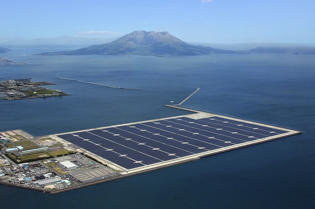 kyocera kagoshima nanatsujima mega solar power plant