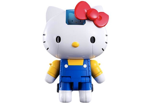 chogokin hello kitty robot model bandai sanrio tamashii nations