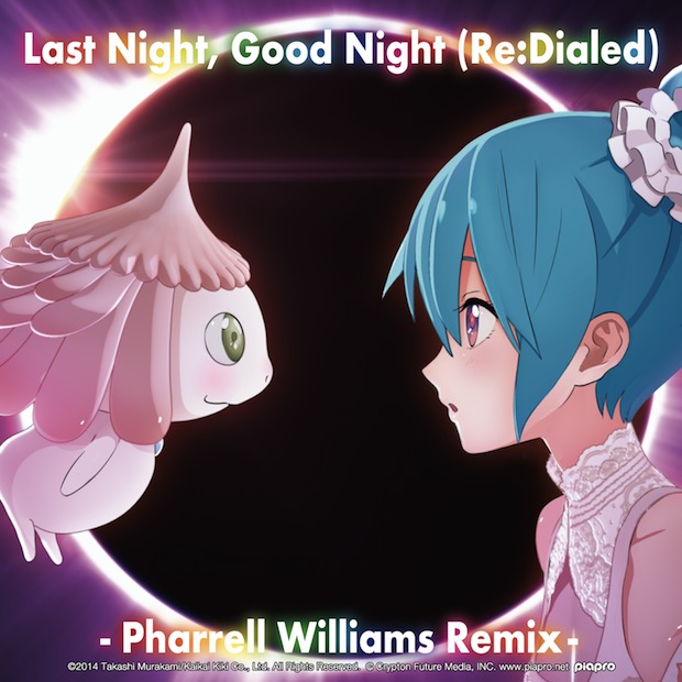 last night good night re-dialed takashi murakami hatsune miku pharrell williams