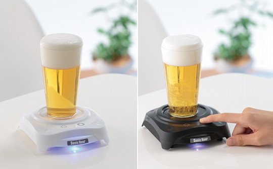 sonic hour beer froth foam maker