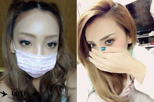 zawachin monomane make-up copy impersonate namie amuro miranda kerr