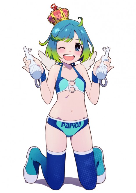 glico papico white sour ice cream contest otaku moe girl pixiv