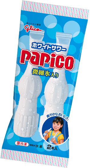 glico papico white sour ice cream