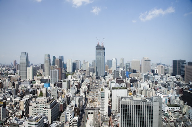 toranomon hills skyscraper mori tokyo