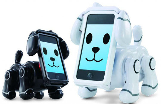 bandai smartpet smart pet iphone ipod dog robot