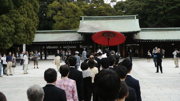 meiji shrine harajuku wedding tokyo