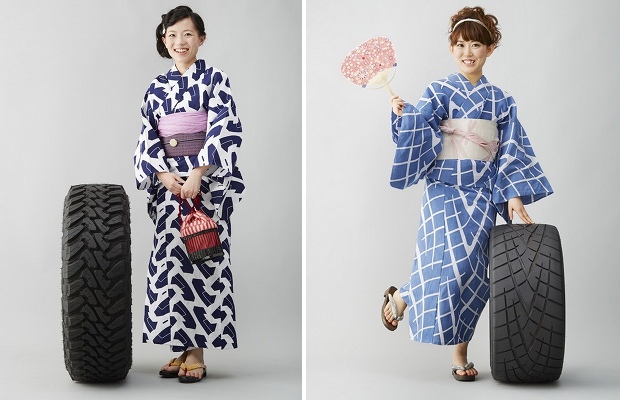 toyo tire tread mark yukata fashion japanese kimono summer wear