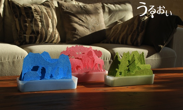 uruoi animal forest natural humidifier origami