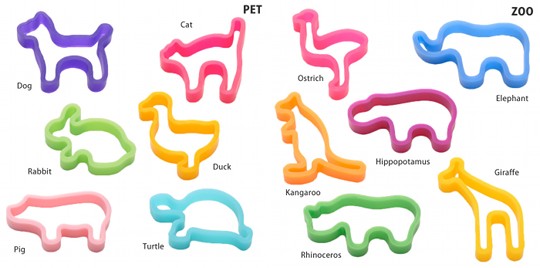 animal rubber band japanese design pet zoo