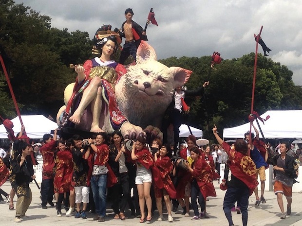 geisai tokyo university of the arts student festival floats