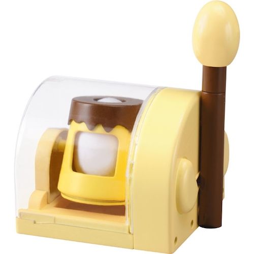 okashina tamago mawashite mawashite purin flan egg maker toy japanese