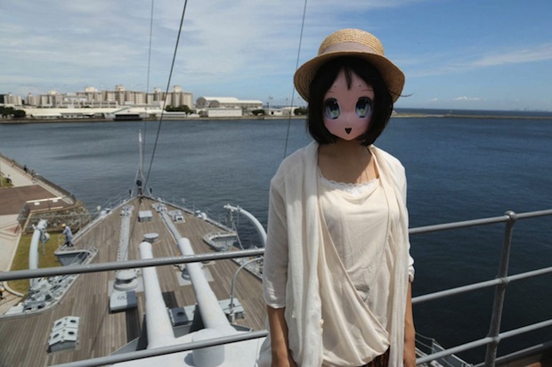 2.5d mask anime face cosplay japanese tumblr wear