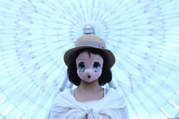 2.5d mask anime face cosplay japanese tumblr wear