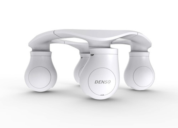 denso x-mobility electric vehicle carry luggage in-wheel motor smartphone tablet app control