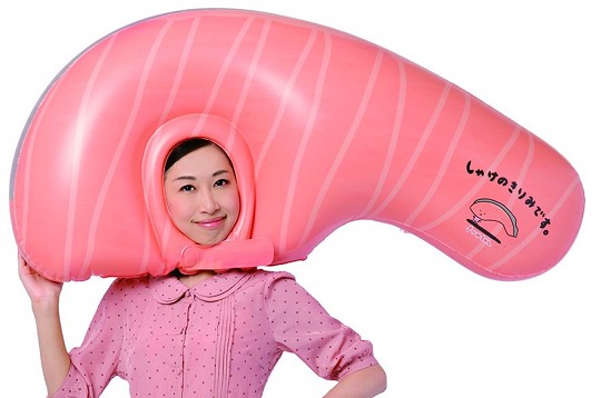 kabutte kirimi-chan sanrio salmon fillet character head piece