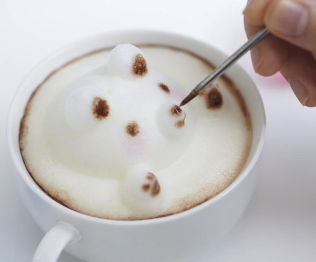 Sculpted from the Foam: A Kitty in Your Coffee Cup