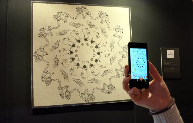 tokyo designers week 2014 photos hokusai digital interaction