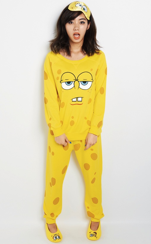 yummy mart peach john underwear pajamas spongebob squarepants character clothes