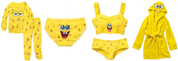 yummy mart peach john underwear pajamas spongebob squarepants character clothes