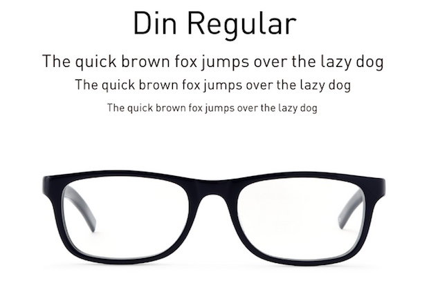 din type eyewear glasses japan