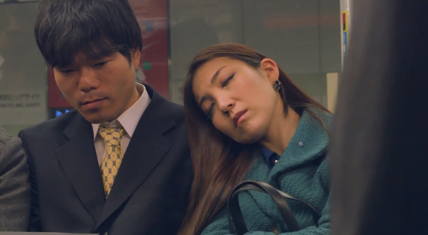 japan sleep doze train passenger commuter nippon inemuri dreamer tokyo