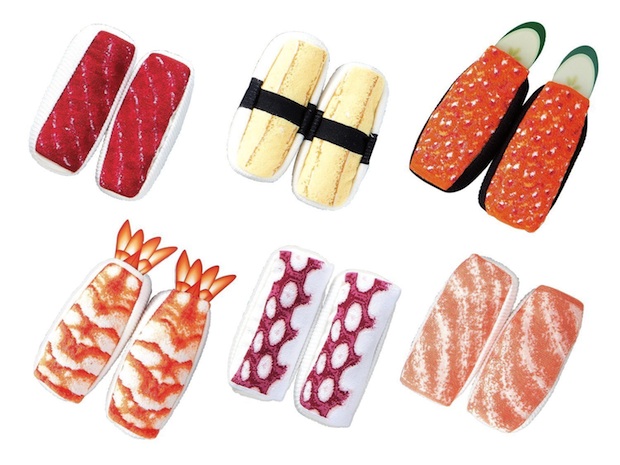 sushi socks raw fish food footwear