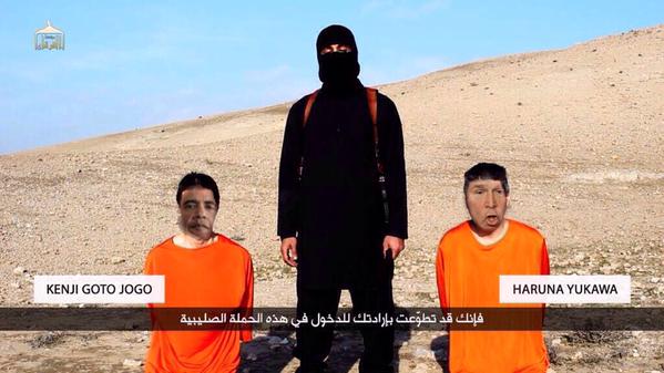 islamic state japanese hostages meme internet spoof