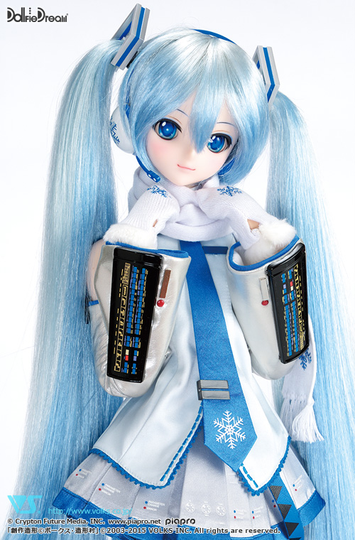 hatsune miku snow doll dollfie volks winter