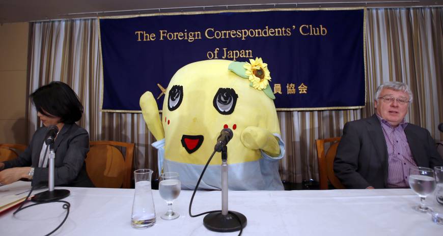 funassyi anime tv series nippon mascot character sukkiri japan foreign correspondents club japan