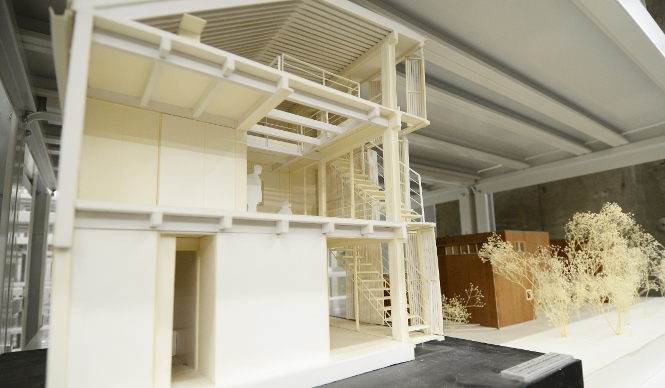 terrada warehouse depot architecture model museum japan tokyo kenchiku soko