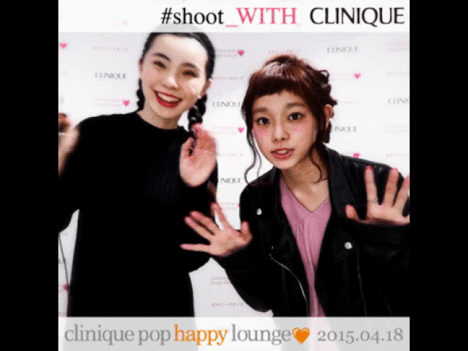clinique pop lipstick pop-up store cafe roppongi hills cafe photo booth