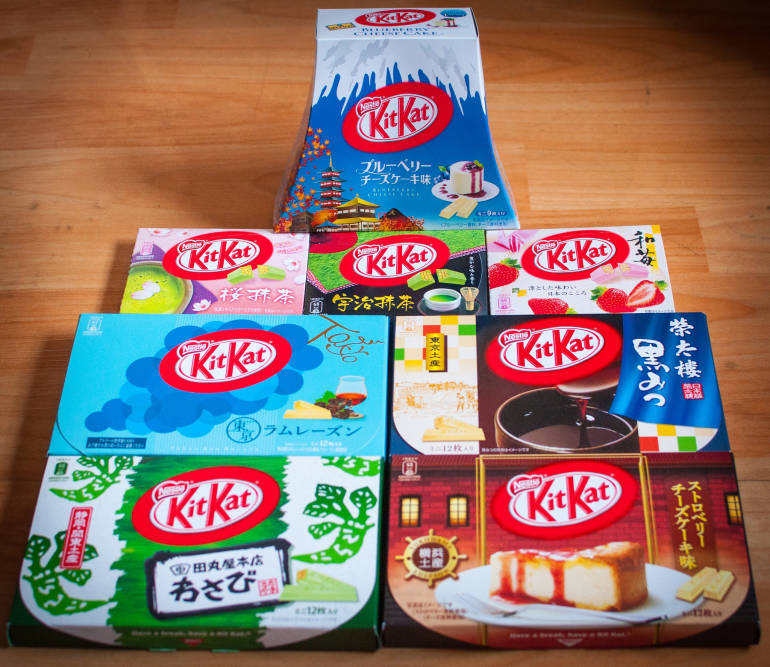 japanese unusual kit kat flavors