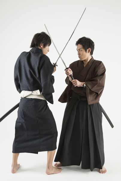 katana danshi yaoi boys love sword samurai pose photo book libre publishing