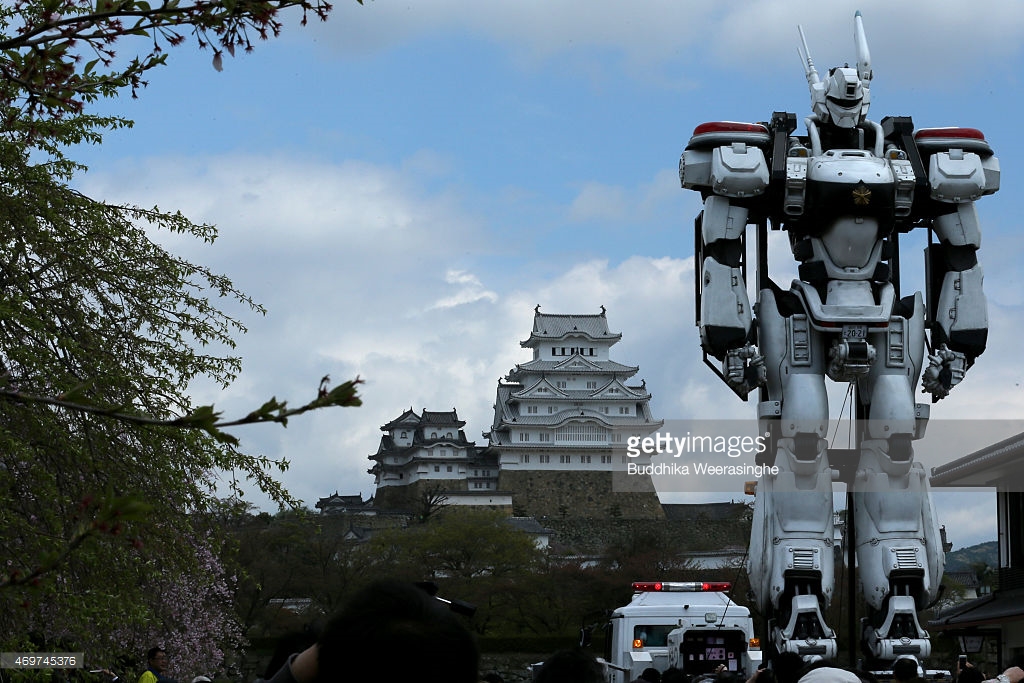 patlabor robot model himeji castle movie film promo