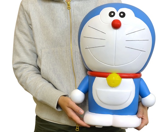 doraemon giant speaker audio toy flashing cat bell