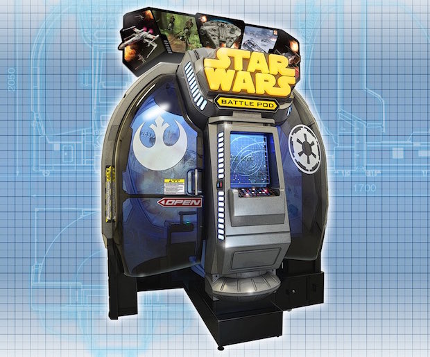 star wars battle pod arcade machine game bandai namco