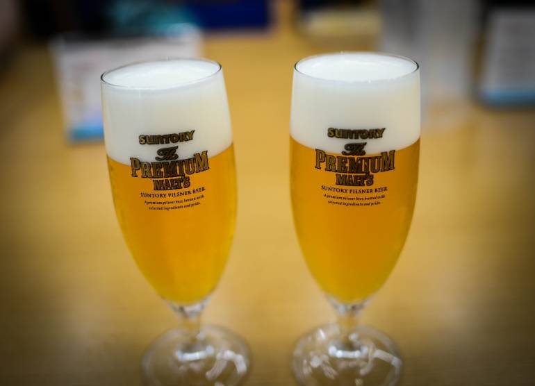 suntory beer musashino brewery fuchu tokyo visit tour